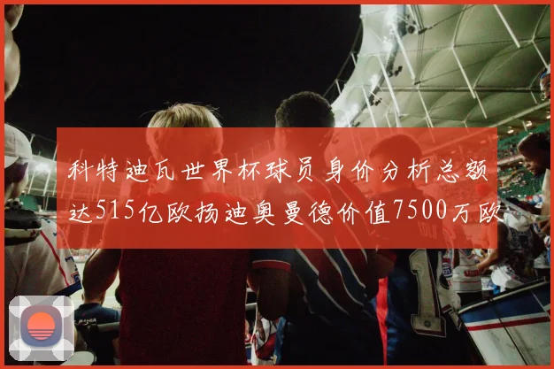 科特迪瓦世界杯球员身价分析总额达515亿欧扬迪奥曼德价值7500万欧